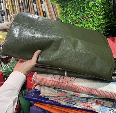 Bạt xanh rêu hai mặt